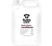 Buddycare Black Cherry Dog Conditioner (5L) Made with Aloe Vera, Argan Oil & Pro Vitamin B5 | Detangle Matted Coats & Relieve Sensitive & Itchy Skin, Suitable for Puppies from 8 Weeks, Vegan Formula