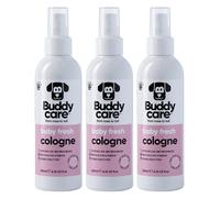 Buddycare Dog Cologne - Baby Fresh - 200ml x3 - Delicate and Powdery Scented Dog Cologne - Refreshes Between Dog Washes