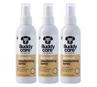 Buddycare Dog Deodorising Spray - Deodorising Spray for Dogs - With Aloe Vera and Pro Vitamin B5 (Oatmeal, 200ml x3)