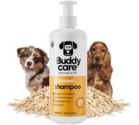 Buddycare Itchy Dog Shampoo with Oatmeal - Moisturising Formula (500ml) | Itchy Skin Sensitive Dog Shampoo Sensitive Skin | Hypoallergenic Dry Flaky Anti Itch Natural Formula