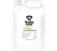 Buddycare Oatmeal Dog Conditioner (5L) Made with Aloe Vera, Argan Oil & Pro Vitamin B5 to Detangle Matted Coats & Relieve Sensitive & Itchy Skin, Suitable for Puppies from 8 Weeks, Vegan Formula