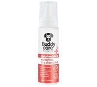 Buddycare Pet Antiseptic Chlorhexidine Medicated Waterless Dry Shampoo for Dogs & Cats - 200ml - 4% Chlorhexidine Antibacterial & Antifungal Formula - Soothes Itchy & Irritated Skin