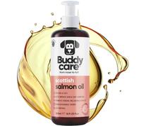 Buddycare Scottish Salmon Oil For Dogs UK & Cats, Dog Supplement Support for Skin And Coat, Itchy Skin, Omega 3 Fish Oil (500ml)