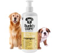 Buddycare Vanilla & Shea Butter Dog Shampoo Sensitive Skin (500ml) Moisturising Shampoo for Dogs With Aloe Vera and Pro Vitamin B5