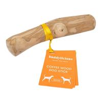 Buddylicious 100% Natural Coffee Wood Dog Chew | Non-Splinter Coffee Sticks For Dogs Perfect For Keeping Dogs Occupied | Dog Coffee Wood Chew For All Dog Sizes