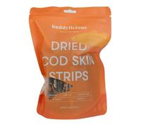 Buddylicious Cod Skin Strips Dog Treats, Natural Training Treats | 100% Natural, GMO Free, Gluten Free, High Protein, Cod Skin Strips, Suitable for Training & Everyday Rewards