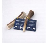 Buddylicious Natural Deer Antler Dog Chew Easy & Hard Pack Medium