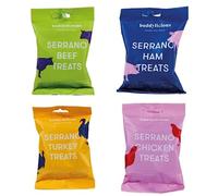 Buddylicious Natural Healthy Dog Treats | Serrano Dog Treats, Gluten Free, GMO Free, Hypoallergenic, High Meat Content, Omega 6 & 9 | Perfect For Training. (Multipack)