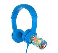 BuddyPhones kids headphones wired Explore Plus (Blue)