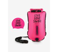 BuddySwim Drybag LLS 20 L buoy + swimming cap pink