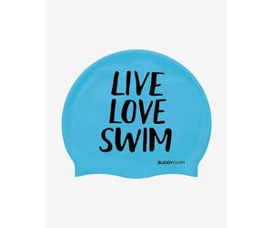 BuddySwim LLS Silicone Cap blue
