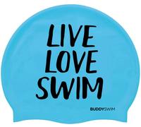 BuddySwim Silicone Unisex Swim Cap -