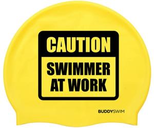 BuddySwim Silicone Unisex Swim Cap -