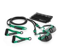 BUDDYSWIM Super Stroke Elastic Swimming Bands with Interchangeable Handles and Paddles. Elastic Bands for Muscle Building and Dry Swimming Training. Resistance Elastic Treadmills for Strength Training