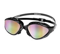 BUDDYSWIM Swimming Goggles OzeanX, Antifog with Panoramic XVISION Lenses. Protection UV400. Hydrodynamic Fit. Open Water Goggles