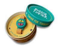 BuddyTimer - Toddler Timer with 2 & 5 Minute Preset Timers, Visual Timer Status, Waterproof & Portable, Teal, Orange, Yellow, Red