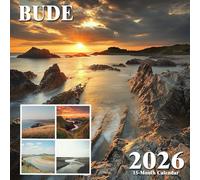 Bude 2026 Calendar: Coastal scenes and sandy adventures from a Cornish gem