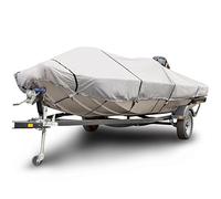 Budge B-611-X5 600 Denier Low Profile Flat Front Boat Cover Gray 18'-20' Long (Beam Width Up to 102") Waterproof, UV Resistant