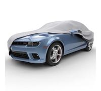 Budge Rain Barrier Car Cover Fits Sedans up to 170 inches, Waterproof RB-2 - (Polypropylene with Waterproof Film, Gray)