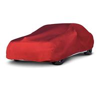 Budge Soft Stretch Car Cover Indoor Fits Cars up to 14' 2" Long, RSC-2 (Nylon and Polyester, Red)