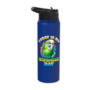 Budgerigar Day Budgerigar Budgie Outfit Stainless Steel Insulated Water Bottle