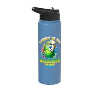 Budgerigar Day Budgerigar Budgie Outfit Stainless Steel Insulated Water Bottle