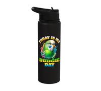 Budgerigar Day Budgerigar Budgie Outfit Stainless Steel Insulated Water Bottle