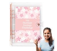 Budget Binder Kit - Printable Money Organizer, Cash Envelope Challenge | Savings Tracker Planner, Budget Book, Envelope System Tool Perfect for Financial Goals, Kids’ Allowance, Expense Management