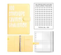 Budget Binder Planner Set with Cash Envelopes and Number Stickers, 6-Rings Budget Binder Planner Journal for Budgeting Date Night Diary