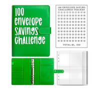 Budget Binder Set with Clear Pocket Budget Planner Money Saving Cash Envelope for Budgeting Relationship Building Diary