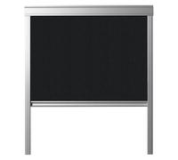 Blackout Budget Roller Blind compatible with VELUX Roof Windows with size codes S06 / 606/4, Black