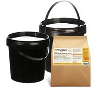 Budget DIY Bokashi Composting Bundle Set Of 2 Bokashi Compost Buckets With 1kg Bokashi Active Bran Air Tight Lid Composting Bins Indoor Outdoor Garden Composter Caddy (10L)
