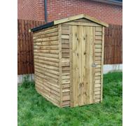 Budget Garden Shed 1.1m wide x 1.8M deep with Window by Churnet Valley - BUDGET4X6-1W