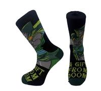 Budget Gifts Doctor Doom Dr Mens Calf Socks Size 6-11