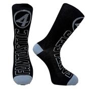 Budget Gifts Fantastic 4 Mens Marvel Avengers Calf Socks Size 6-11