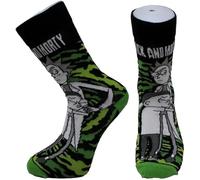 Budget Gifts Rick And Morty Mens Calf Socks Size 6-11