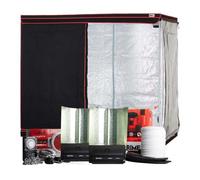 Budget Grow Tent Kit 1.2m x 2.4m with 600W HPS Grow Lights & Full Extraction System - Complete Indoor Grow Setup with Tent, Omega Lighting, Mammoth Fan & Filter, Rope Ratchets, Timer & Accessories
