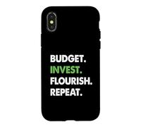 Budget Invest Flourish Repeat Financial Turnaround Case for iPhone X/XS