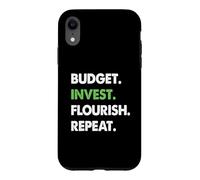 Budget Invest Flourish Repeat Financial Turnaround Case for iPhone XR