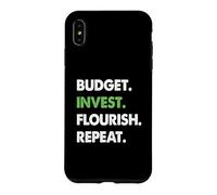 Budget Invest Flourish Repeat Financial Turnaround Case for iPhone XS Max