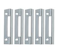 Budget Lock Angled Keep | 76 x 19 x 2mm | Zinc Plated | Pack of 5