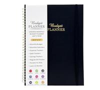 Budget Planner 2025, Bill Organizer User-Friendly Budget Planner, Portable Finance Planner Double-Sided Pockets for Birthday Christmas