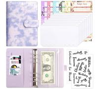 Budget Planner A 6 Budget Binder Rings Binder Financial Planner with Money Envelopes Sheets Label Money Organiser