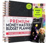 Budget Planner and Monthly Bill Organizer + Cash Envelope Buget Sytem | Finance Planner, Bill Payment Tracker & Money Saving with Panduo App | Money Mindset Journal for Attracting Financial Abundance