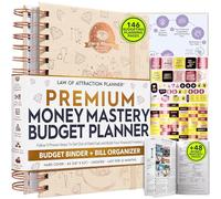 Budget Planner and Monthly Bill Organizer + Cash Envelope Buget Sytem | Finance Planner, Bill Payment Tracker & Money Saving with Panduo App | Money Mindset Journal for Attracting Financial Abundance
