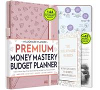 Budget Planner and Monthly Bill Organizer - Finance Planner, 12-Month Journey to Financial