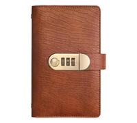 Budget Planner Book - Money Saving Journal for Personal Finance | Vintage Cover with Secure Lock Feature, Lightweight Form, Perfect for Couples, Friends, 17.8x11cm