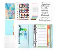 Budget Planner German A6, Budget Binder Kit with Money Envelopes and Budget Sheets, for Saving and Other Expenses Management