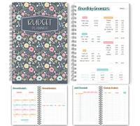 Budget Planner & Monthly Bill Organizer | Finance Budget Planner, Financial Savings, Debt, Income, Expenses, Spending & Bill Trackers - A5 Colorful Sky