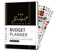 Budget Planner - Monthly Budget Book with Expense & Bill Tracker - Undated 12 Month Financial Planner/Account Book calendar organizer to Take Control of Your Money